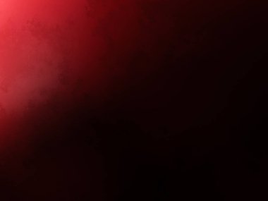 Siyah arka planı ve kırmızı ışığı olan kırmızı bir duvar.