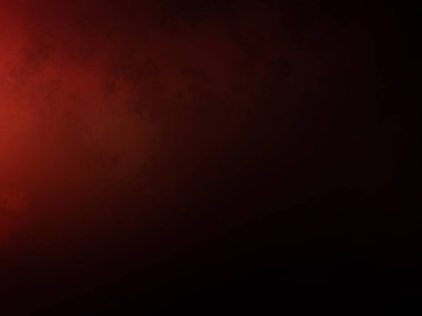 Karanlık bir odada parlayan kırmızı bir ışık.