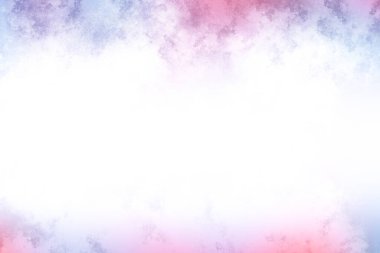 Beyaz bulutlu kırmızı ve mavi bir arkaplan