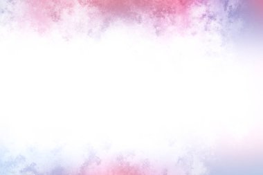 Beyaz kenarlı pembe ve mavi bir arkaplan