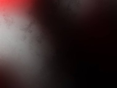 Camdan yansıyan kırmızı bir ışık.