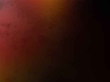 Siyah arkaplanı olan kırmızı ve sarı bir vazo.