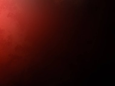 Siyah arkaplanı ve siyah beyaz resmi olan kırmızı bir duvar.