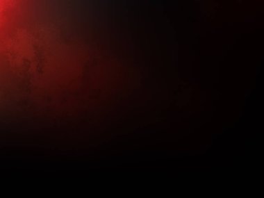 Karanlık bir odada parlayan kırmızı bir ışık.