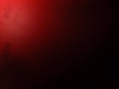 Siyah arka planı ve kırmızı ışığı olan kırmızı bir duvar.