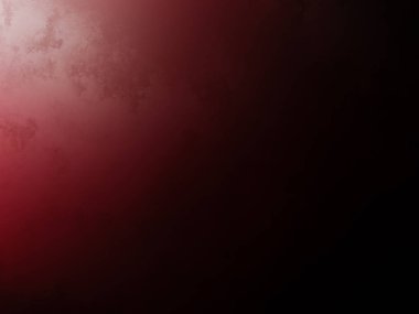 Siyah arka planı ve beyaz saati olan kırmızı bir duvar.