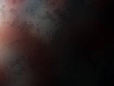 Küçük bulutlu kırmızı ve mavi bir gökyüzü