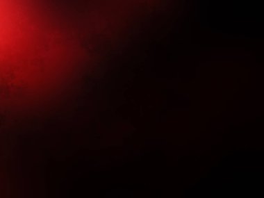 Karanlık bir odada parlayan kırmızı bir ışık.