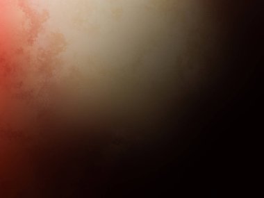 Üzerinde saat olan kırmızı ve beyaz bir duvar.