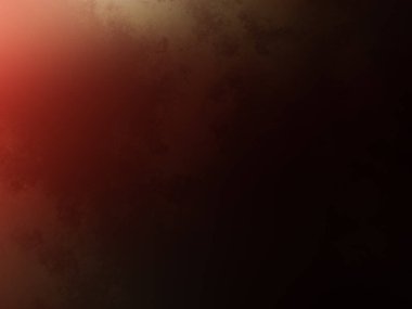 Karanlık bir odada parlayan kırmızı bir ışık.