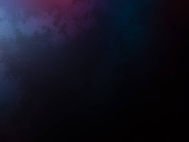 Koyu bir arka plan, mavi ve pembe bir ışık.