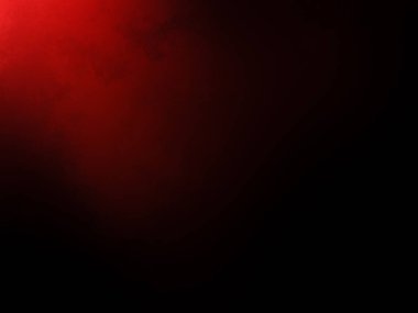 Karanlık bir odada parlayan kırmızı bir ışık.