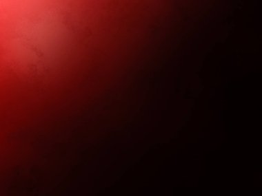 Siyah arka planı ve kırmızı ışığı olan kırmızı bir duvar.