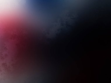 Kırmızı ve mavi bir arkaplan, kırmızı ve beyaz bir daire.