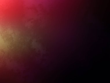 Karanlıkta kırmızı ve sarı bir ışık