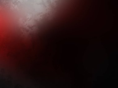 Karanlık bir odada parlayan kırmızı bir ışık.