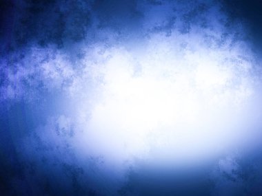 Ortasında ışık olan mavi ve beyaz bir arkaplan