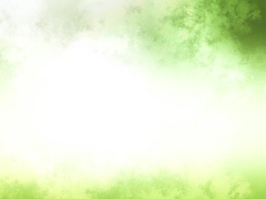 Bulanık gökyüzü ile yeşil ve beyaz bir arkaplan