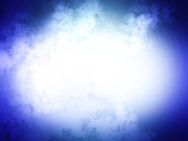 Dairesel ışığı olan mavi ve beyaz bir arkaplan