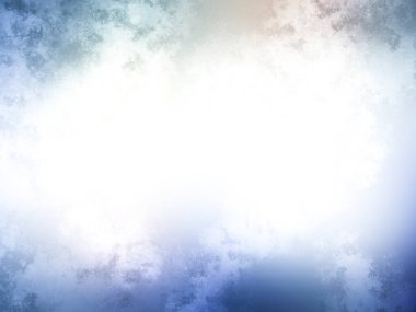 Bulanık gökyüzü ile mavi ve beyaz bir arkaplan