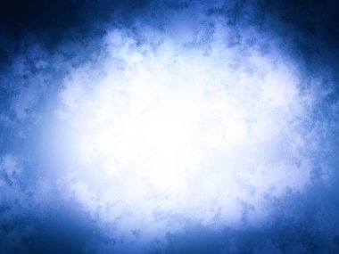 Dairesel ışığı olan mavi ve beyaz bir arkaplan