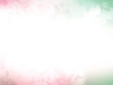 Beyaz kenarlı pembe ve yeşil bir arkaplan.