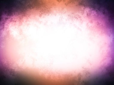 Siyah arkaplanı olan mor ve turuncu bir ışık.