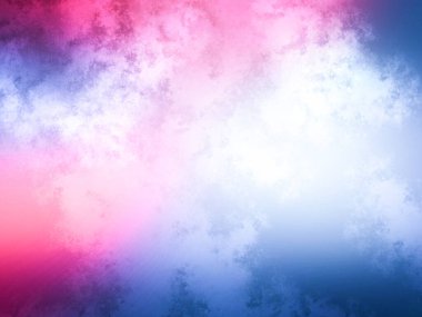 Beyaz ve kırmızı bulutlu pembe ve mavi bir arkaplan