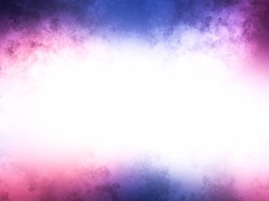 Beyaz ışığı olan pembe ve mavi bir arkaplan