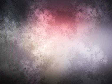 Beyaz bulutlu kırmızı ve pembe bir gökyüzü