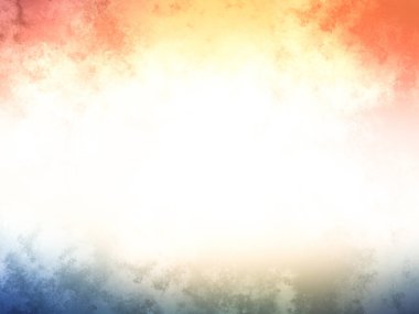 Beyaz ve turuncu gökyüzü ile renkli bir arkaplan