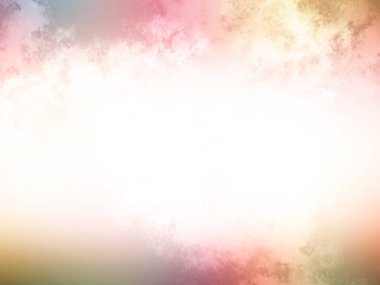 Bulanık gökyüzü ile renkli bir arkaplan