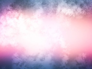Bulanık gökyüzü ile pembe ve mavi bir arkaplan