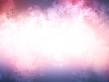 Bulanık gökyüzü ile pembe ve mavi bir arkaplan