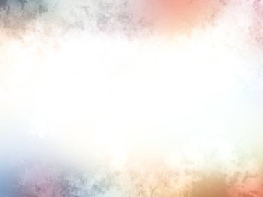 Ortasında beyaz bir bulut olan renkli bir gökyüzü.