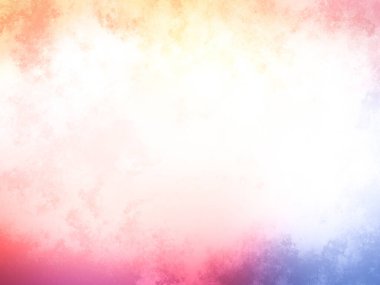 Bulutları ve uçakları olan renkli bir gökyüzü.