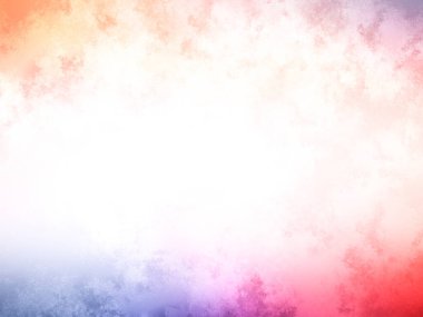 Bulanık gökyüzü ile kırmızı, beyaz ve mavi bir arkaplan