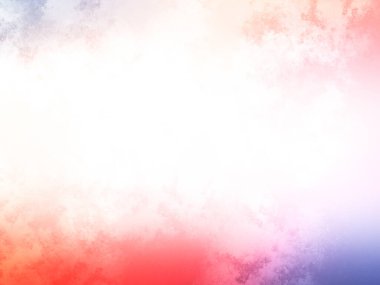 Bulanık efektli kırmızı, beyaz ve mavi bir arkaplan