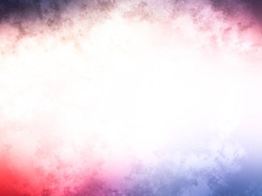 Bulanık efektli kırmızı, beyaz ve mavi bir arkaplan