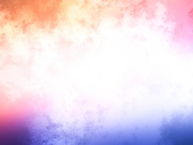 Birkaç bulutlu renkli bir gökyüzü.