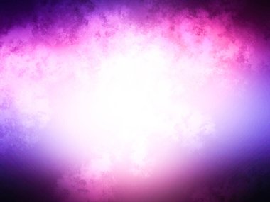 Mor ve pembe bir arkaplan ve bulanık bir ışık
