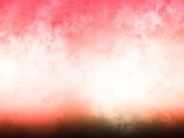 Siyah beyaz köpekli kırmızı ve pembe bir arka plan.