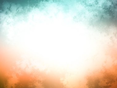 Birkaç bulutlu renkli bir gökyüzü.