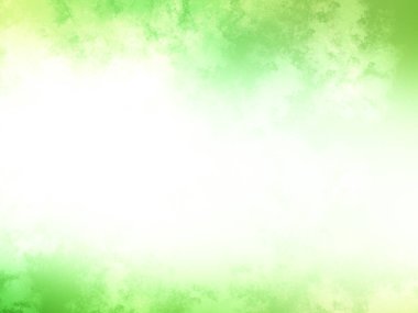 Bulanık gökyüzü ile yeşil ve beyaz bir arkaplan