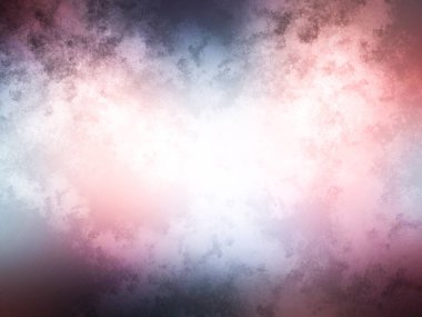 Beyaz ve siyah kenarlı pembe ve mavi bir arkaplan.