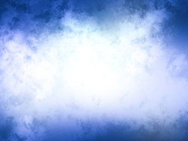 Bulanık gökyüzü ile mavi ve beyaz bir arkaplan