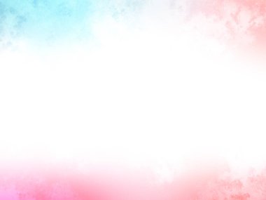 Beyaz kenarlı pembe ve mavi bir arkaplan