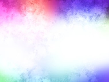 Renkli bir arkaplan ve gökkuşağı renklerinde