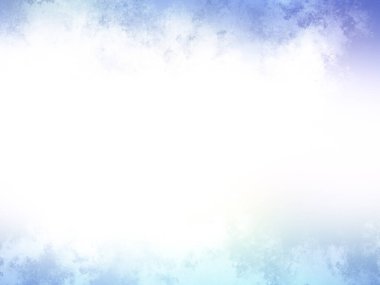 Gökyüzü ve bulutları olan mavi ve beyaz bir arkaplan