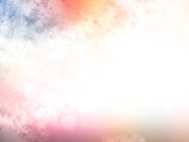 Parlak bir ışıkla dolu renkli bir bulut.